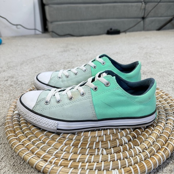 Converse Women’s Chuck Taylor Allstar Low Top Sneakers Shoes in Mint White 5 - Picture 4 of 12